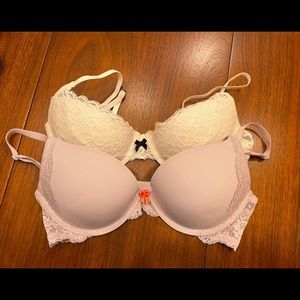 EUC VS 34C Dream Angels Push-up lilac purple lace